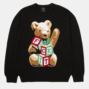 HUF Gift Bear Intarsia Sweater